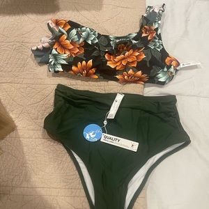 NWT Cupshe high waisted bikini